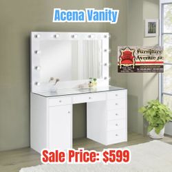 Vanity Available In Grey, Black & White