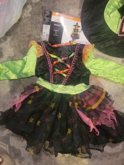 Witch Halloween Costume 3_4 Years Old