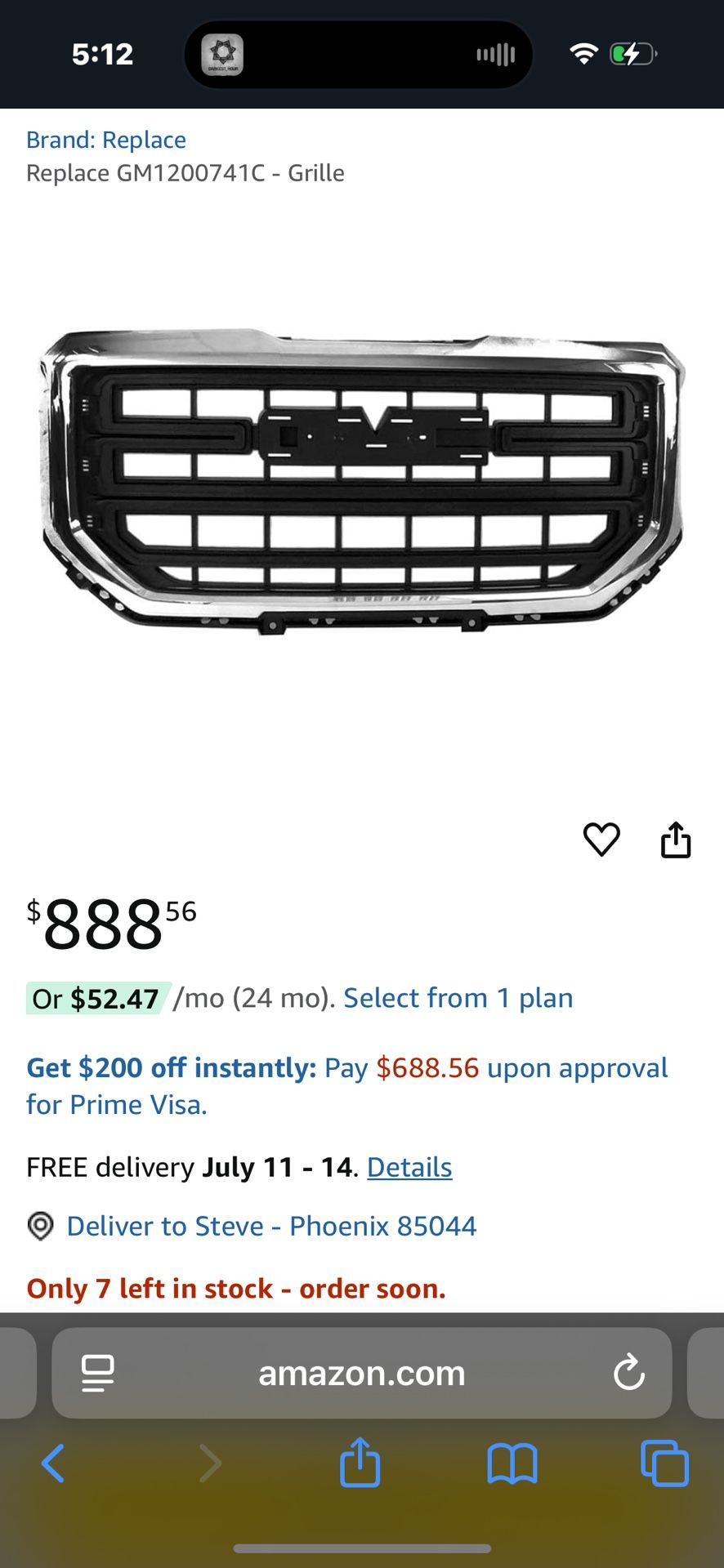 GMC Grille