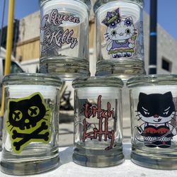 Mellow Kitty Stash Jars