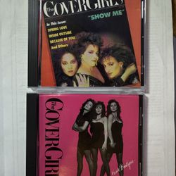 2 THE COVER GIRLS CD - FUNK BOUTIQUE(Single 5 Track) & Show Me(1987) VG+ RARE