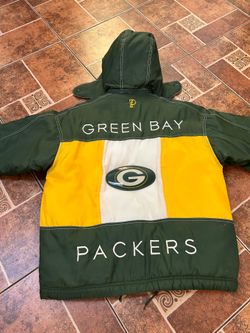 Vintage Green Bay Packers puffer jacket teens 1416 Vintage Green Bay Packers puffer jacket teens 14/16