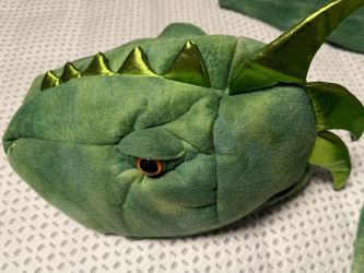 Kids Green Dinosaur Costume, Size 5-6