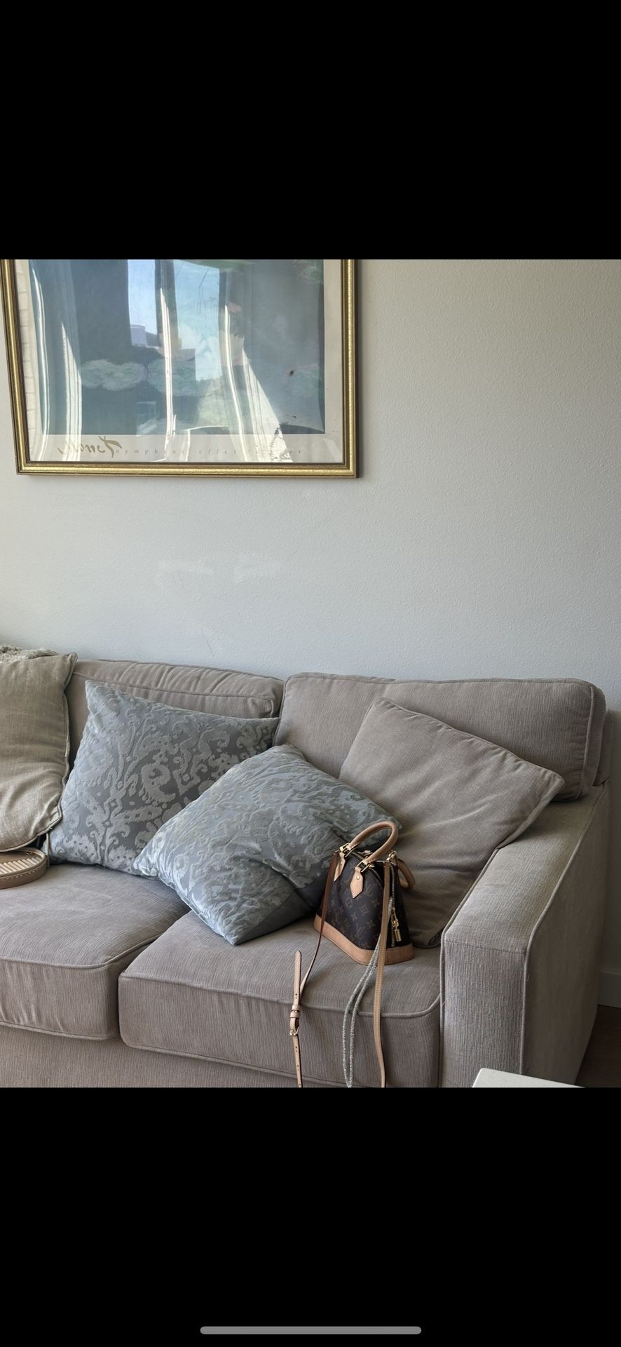 Beige Couch For Sale  Pick Up Today! 