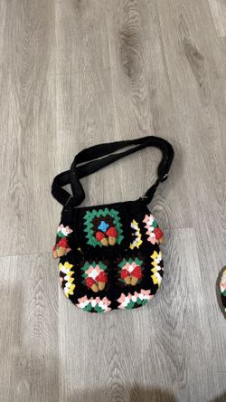 🍄 🧶Handmade Mushroom Crochet Bag