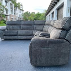 🛋️ Couch/Sofa Sectional - Recliners - Gray - Chenille - Delivery Available 🚛