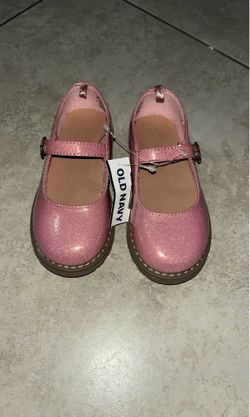 Old Navy Toddler Girl’s Pink Sparkly Shoes, Size 9