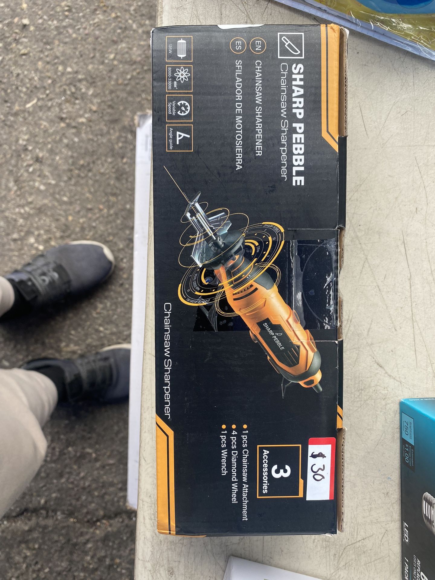Sharp Pebble Chainsaw Sharpener
