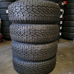 265 70 17 ALL TERRAIN BFGOODRICH TIRES TACOMA 4RUNNER TUNDRA SEQUOIA SILVERADO SUBURBAN AVALANCHE TAHOE SIERRA