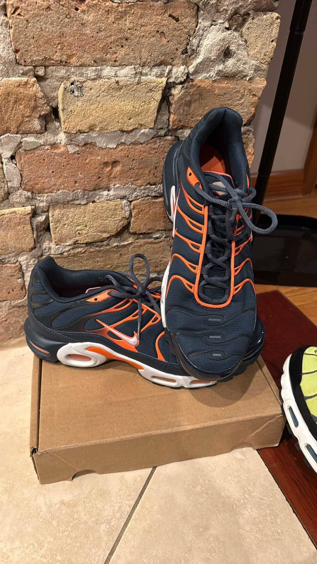 Navy Blue/Orange Nike Air TN Size 12