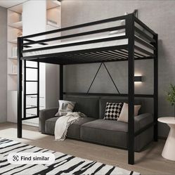 Twin bunk bed
