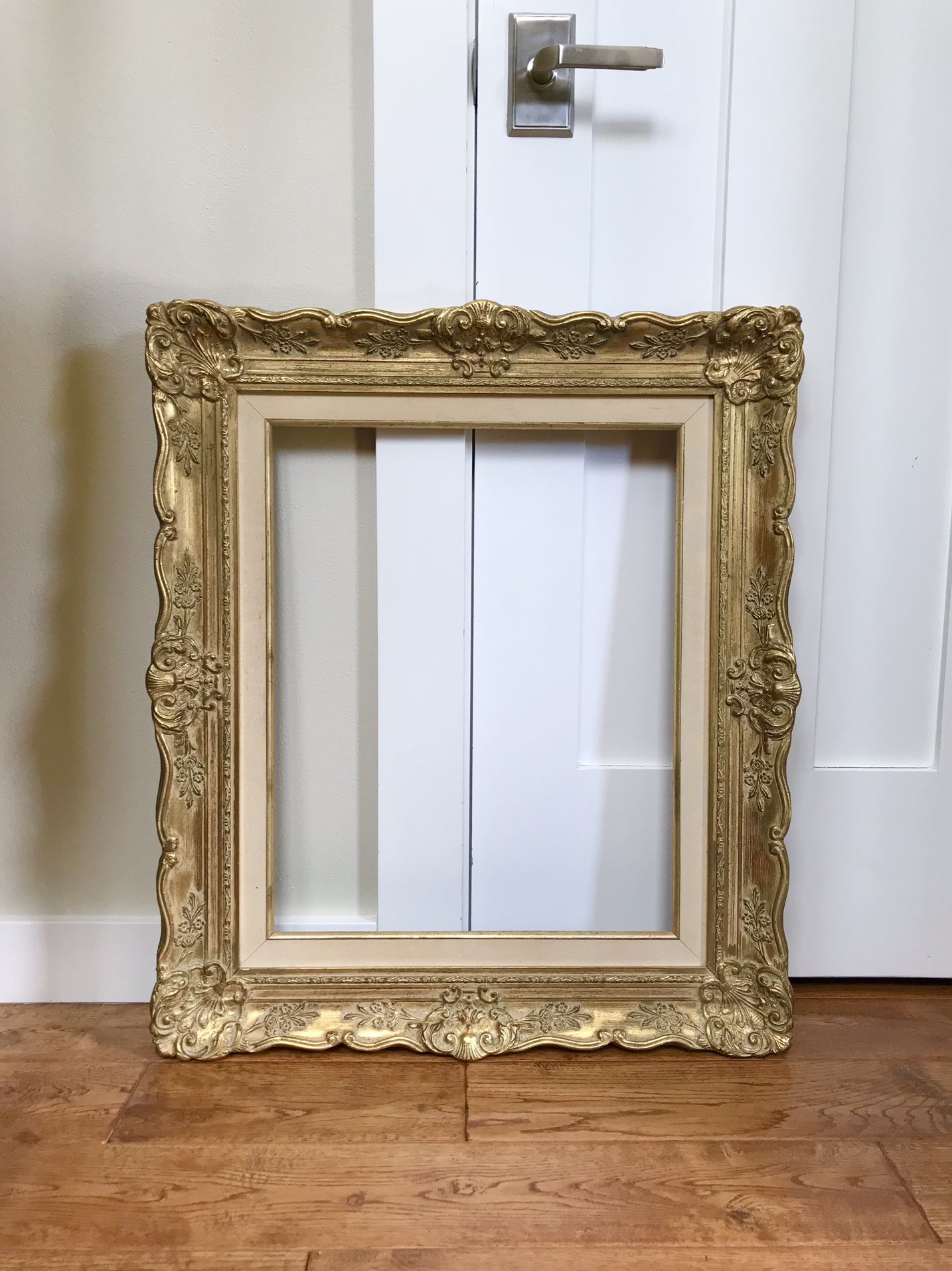 Antique Gilded Carved Wood Frame