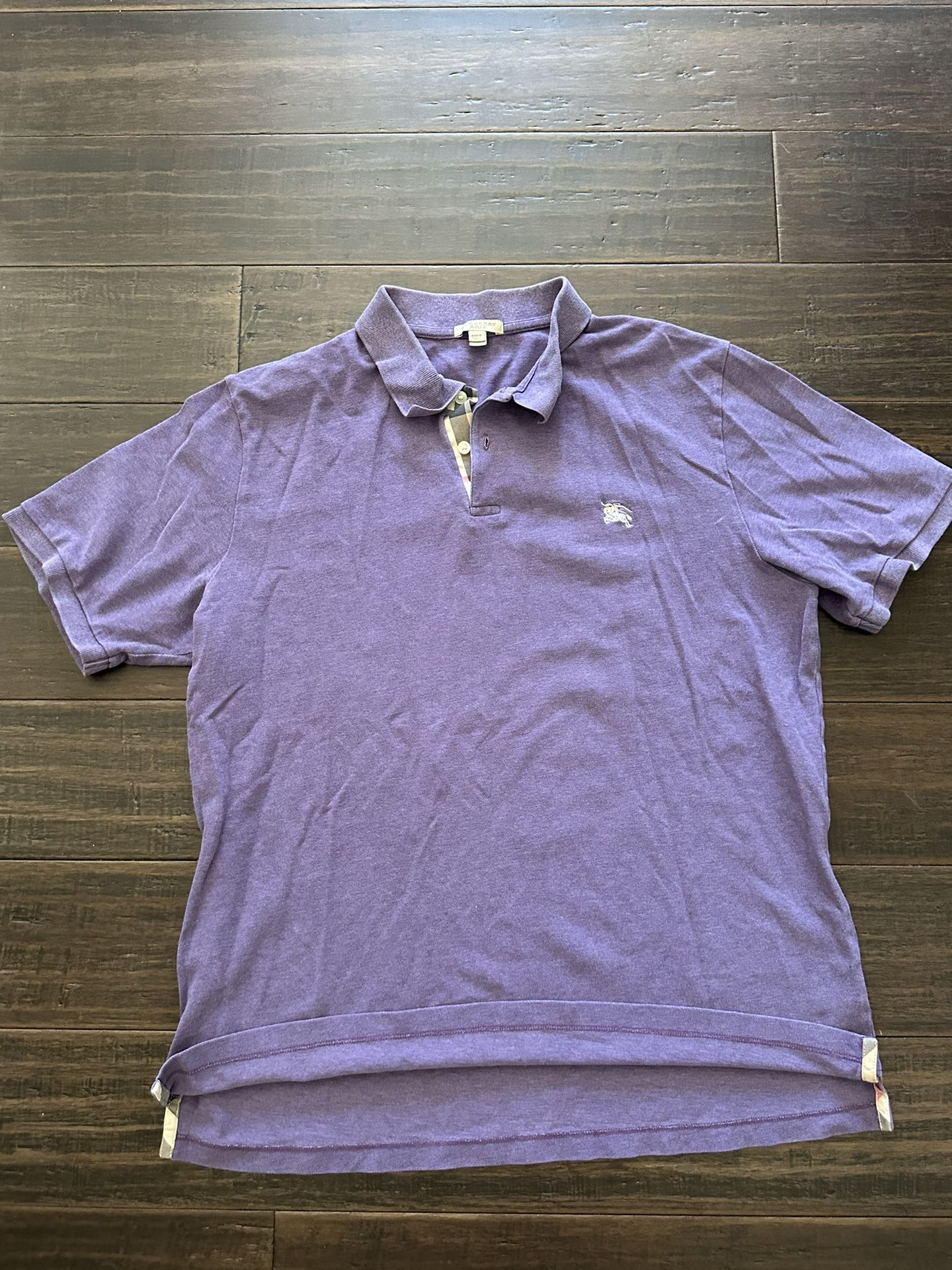 Burberry Brit Soft Purple Polo Shirt.