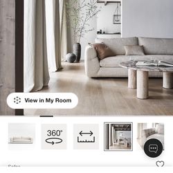 Like New Crate And Barrel Boucle Couch