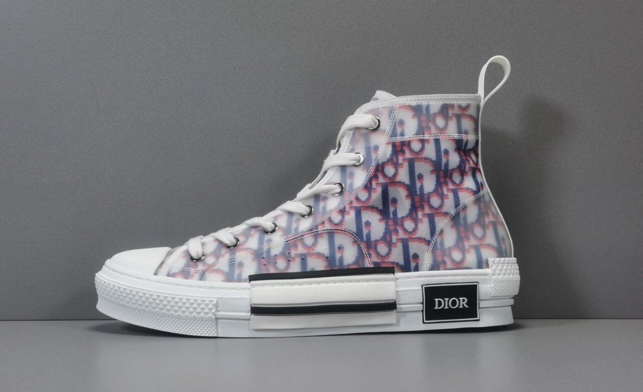 Dior B23 High 'Dior Oblique Pixel Blue Red
