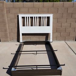 Full Size Headboard And Box Floor Bed Frame