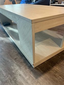 Coffee Table with Storage Shelf
