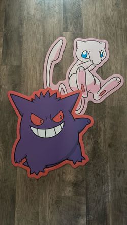 Pokemon Gengar / Mew 30th Anniversary Sign