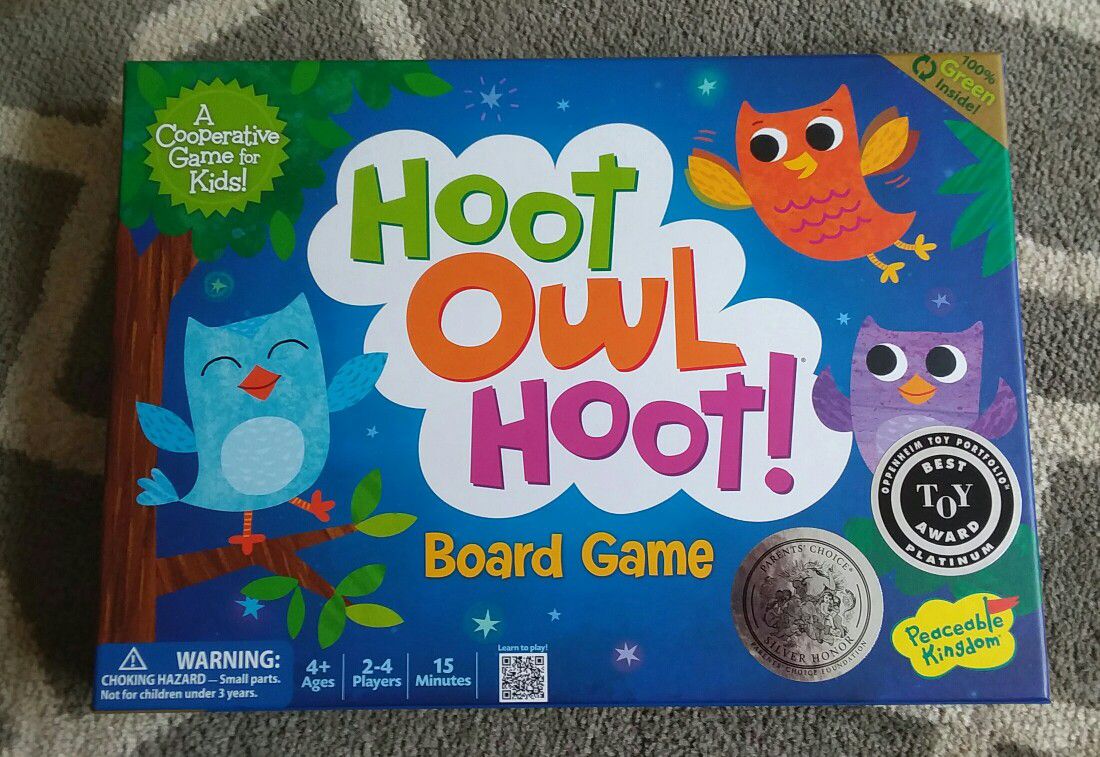 Hoot Owl Hoot Cooperative Kids Board Game