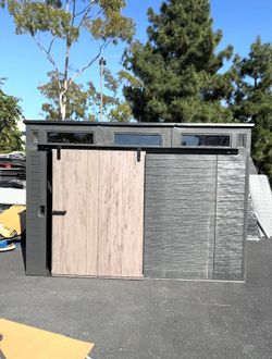 Suncast Modernist 10 ft x 7 ft. Sliding Door Storage
