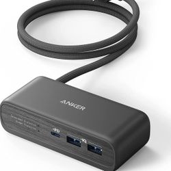 Anker USB C Power Strip, 521 Power Strip with 3 Outlets and 30W USB C Charger for New Phone Divice.