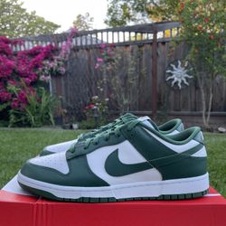 NEW Nike Dunk Low Michigan State Varsity Green DD1391-101 Mens Size’s 9 & 13