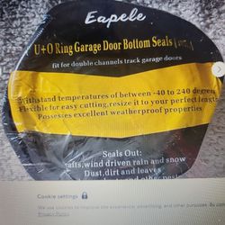 Eapele U+O Ring Garage Door Bottom Seal 10ft K5 HEAVY DUTY