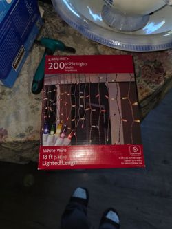 Holiday Home 200 Multi-Color Icicle Lights