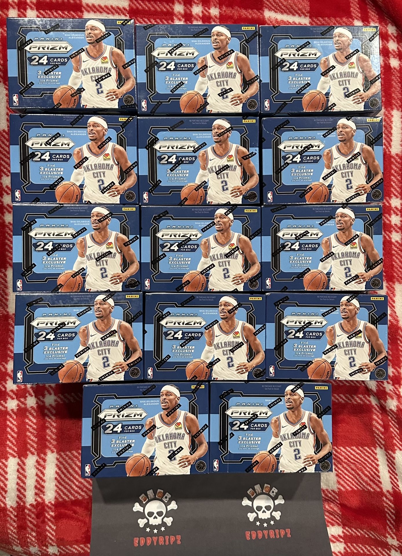 2024-25 PANINI PRIZM NBA BASKETBALL BLASTER BOXES Rare Ice Prizms Lot Of (x14)