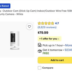 New Ring Stick up Cameras Bundle/Individual