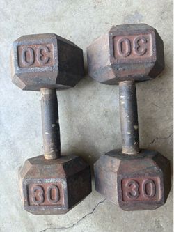 30 pound dumbbells