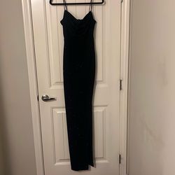 Windsor Dark Blue Sparkly Dress (Medium)