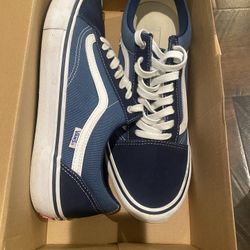 Vans Blue on blue size 12