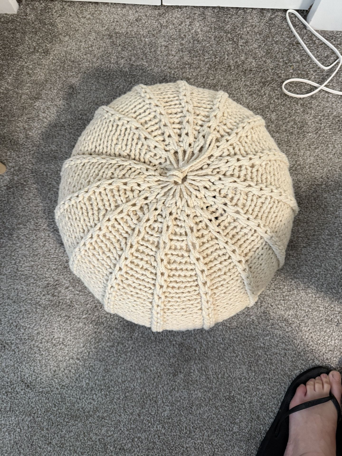Pouf Beige