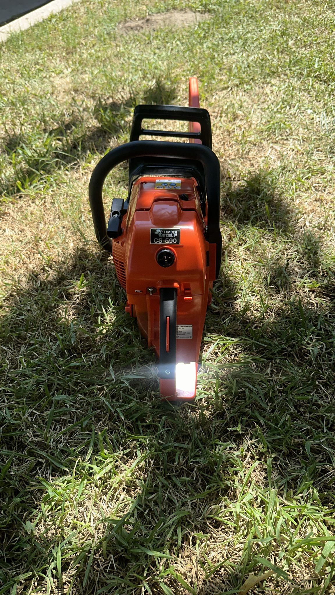 ECHO CS-590 20 in. 59.8 cc Gas 2-Stroke Rear Handle Timber Wolf Chainsaw