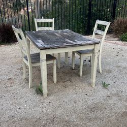 Free Wooden Table And Chairs 