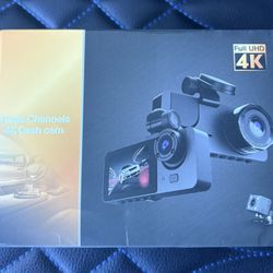 Three Channels 4K Full UHD Dash Cam