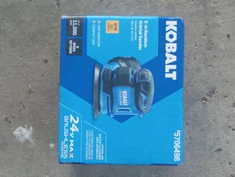 Kobalt 5" Orbital sander 24 v max Brushless