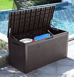 STORAGE/BENCH LOCKABLE BOX   WATER PROOF SUV  PROTECTION  48” L  22” D  25” H