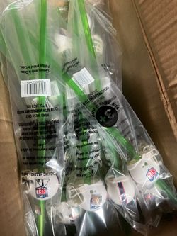 NFL Helmet straws