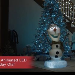 Animated Talking Olaf From Frozen  4 Foot Tall 
