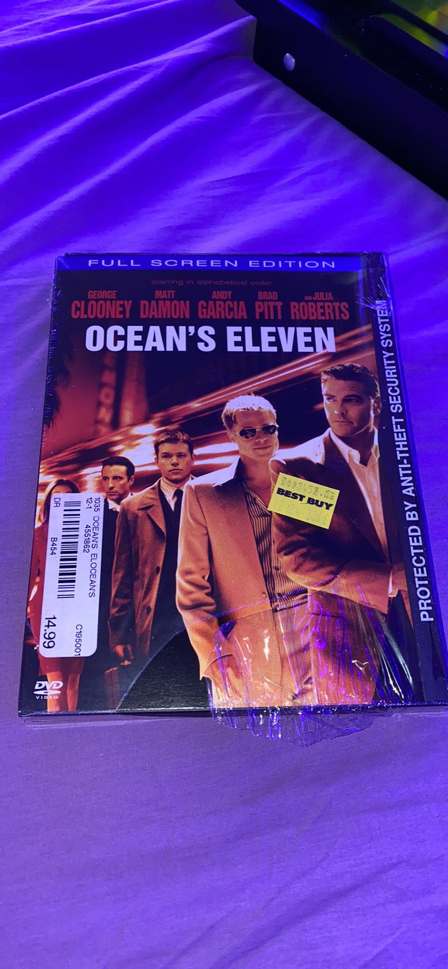 Ocean’s Eleven DVD full screen