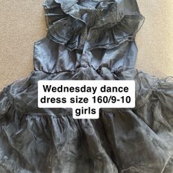 Wednesday Dance Dress Size 9-10 Girls 