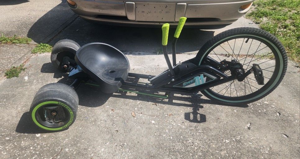20" Huffy Green Machine 3 Wheel Drift Slide Trike Works, This is the Bike Tube Wheel Model
