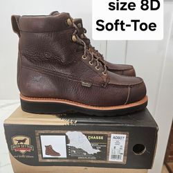 Red Wings Irish Setter Soft Toe Boots Size 8
