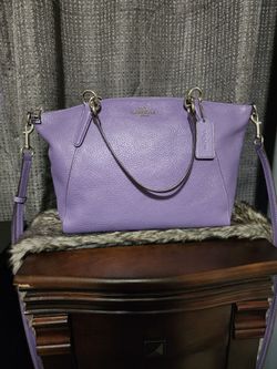 Purple Coach Kelsey