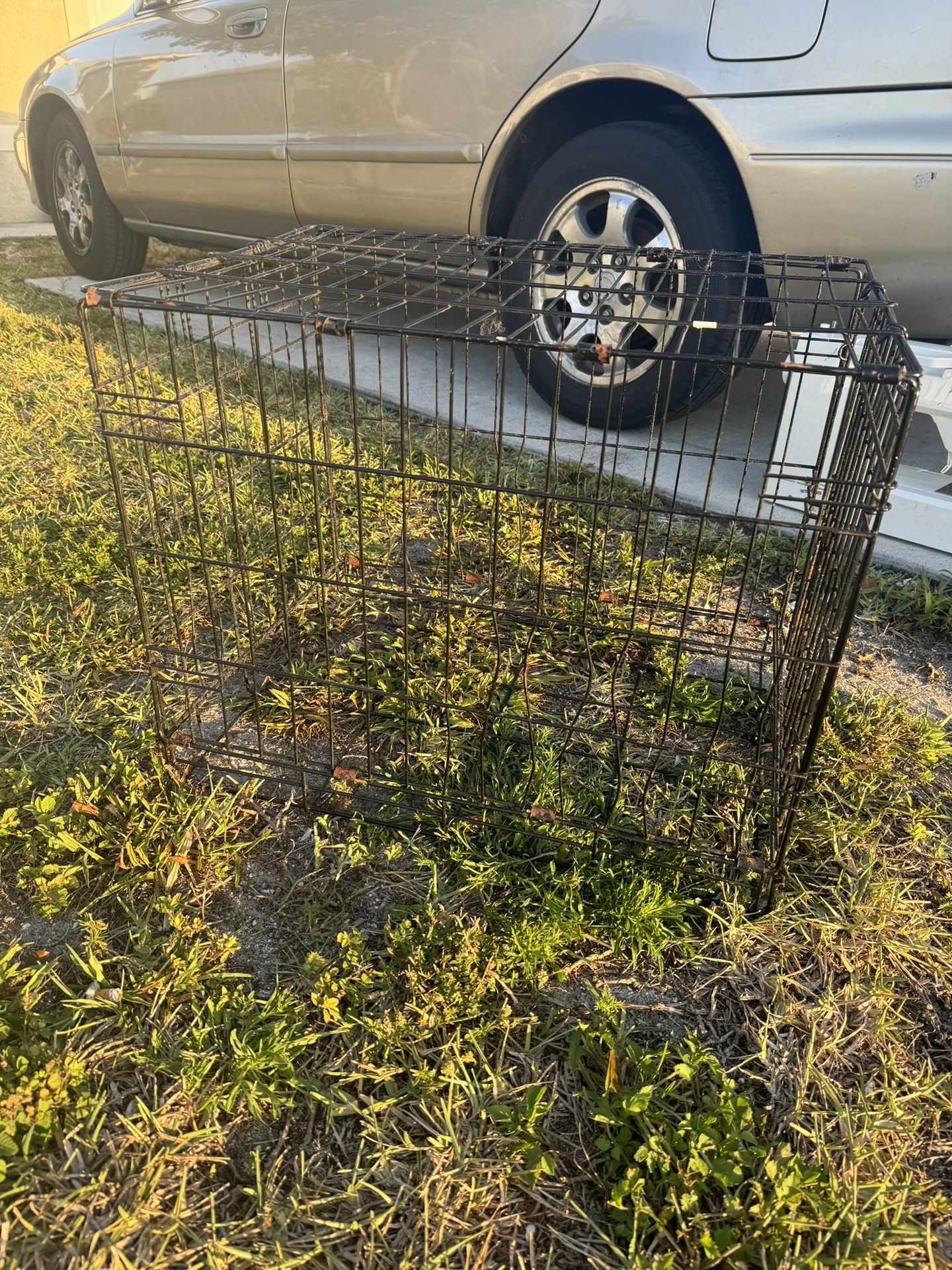 Dog Crate Used But Still Works 