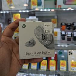 Beats Studio Buds + New In Box Transparent 