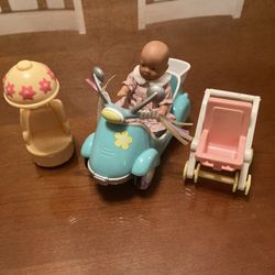 Doll & Accessories-$5