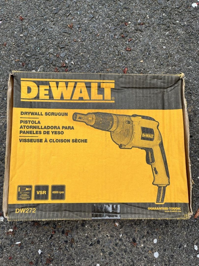 New Dewalt Drywall Screw Gun Half Price